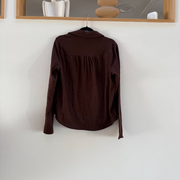 NWT Anthem the Label Long Sleeve Popover Slub Henley. Size Small - Picture 7 of 11